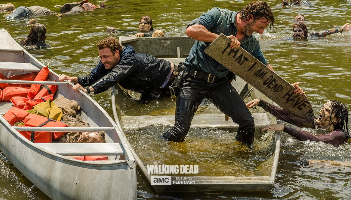 WalkingDead_AMC's tweet image. Go behind the scenes of “the best fun” Andrew Lincoln had all season. #TWD bit.ly/2gIoDRx