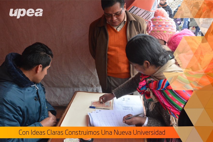 ReynaldoCosmeH1's tweet photo. En predios del edificio Emblemático (UPEA) se pagó las  #BecaComedor Institucional, que beneficia a los universitarios. https://t.co/7N3f0ehB5a