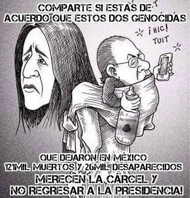 #NetasQuePuedenDoler -México te quiere ver en la cárcel @mzavalagc, no en la presidencia por encubridora de fe,cal!