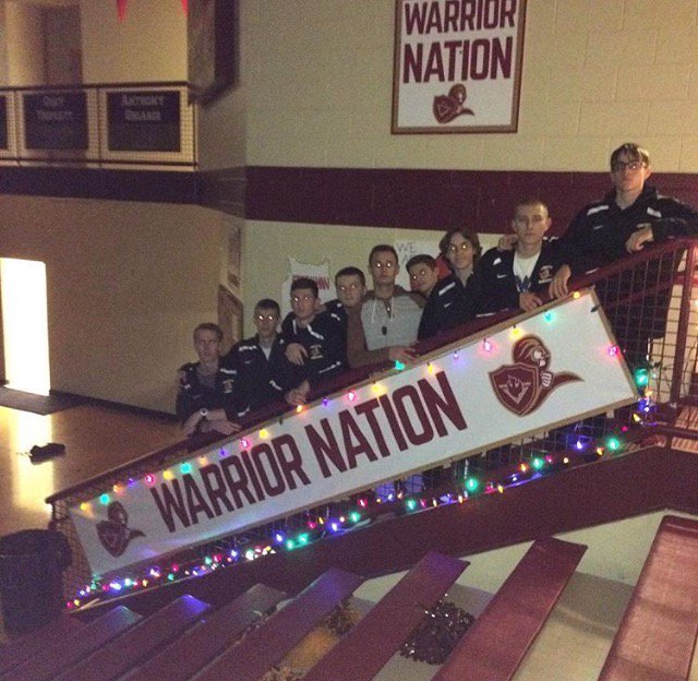 PostNetMotown's tweet image. We help Warrior Nation show their love for Trinity Christian School. We love local projects! #postnetprojects #postnetmotown #wvucrossing