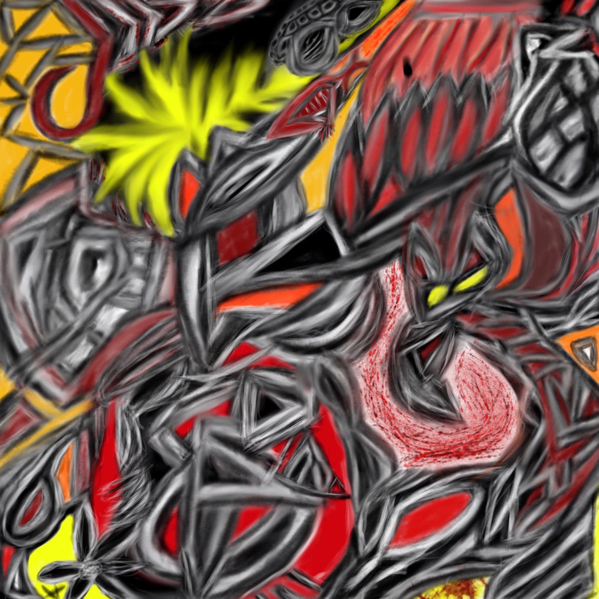 samauri_shinoa's tweet photo. The Wolf went to the water hole .Abstract art piece of mine. #art @art #abstractart @abstract #digitalart @digitalart https://t.co/iNd2UVfber