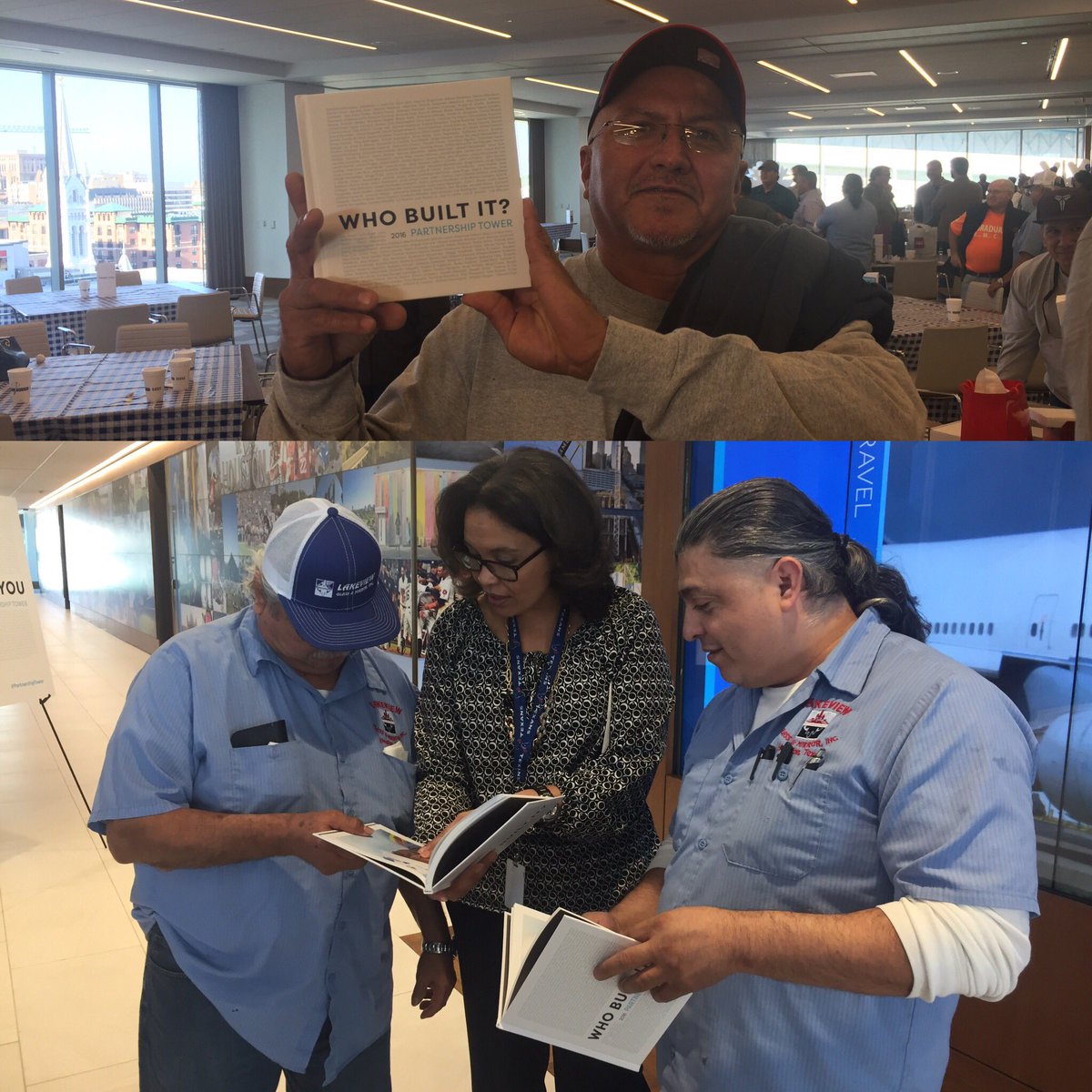GHPartnership's tweet photo. We had such a great experience with those who created our #PartnershipTower space that we made an aptly titled book about them #WhoBuiltIt https://t.co/8DT5OAhjkS
