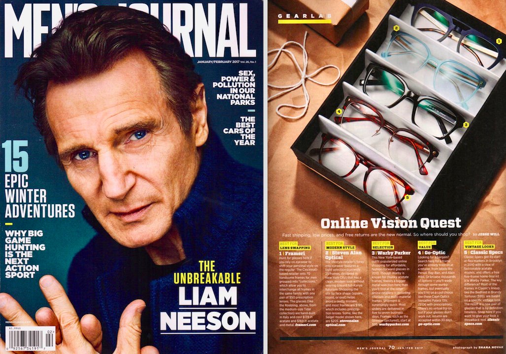 Thanks for the love <a href="/MensJournal/">Men's Journal</a>! #1 best for swapping lenses! #mensjournal