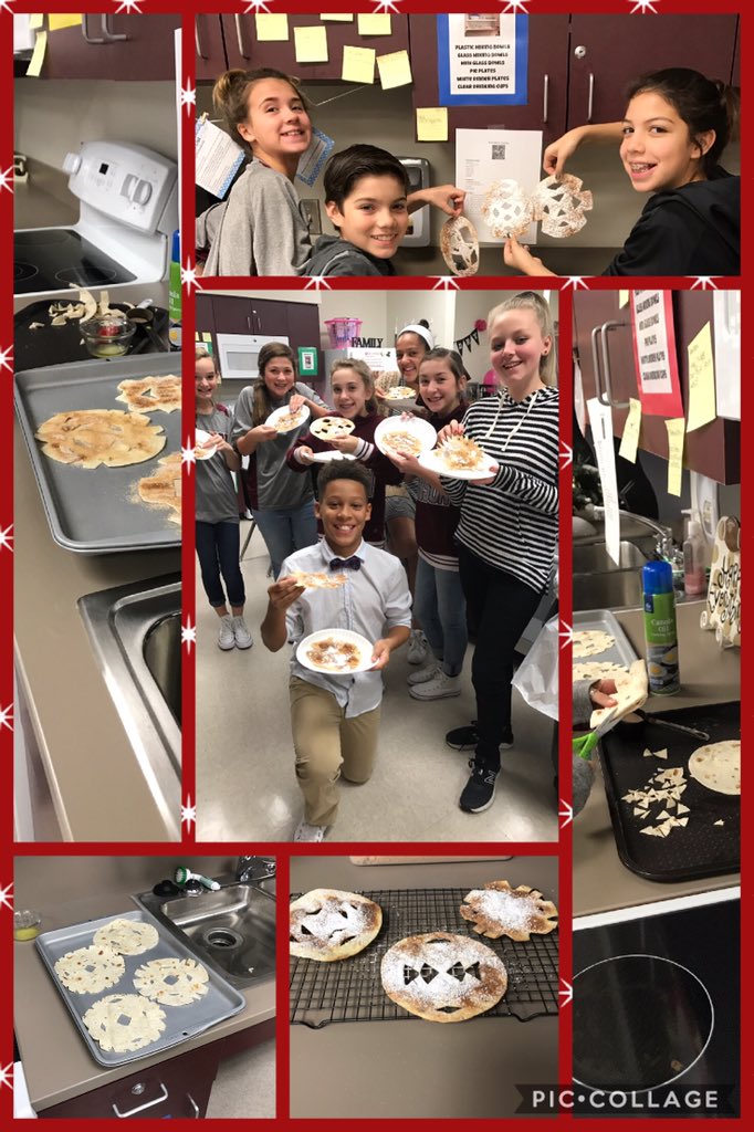 SFLPearson's tweet photo. Pearson SFL made Snowflake Tortillas today to get in the holiday spirit and to practice their sanitation procedures. https://t.co/jwBYS3Xuei