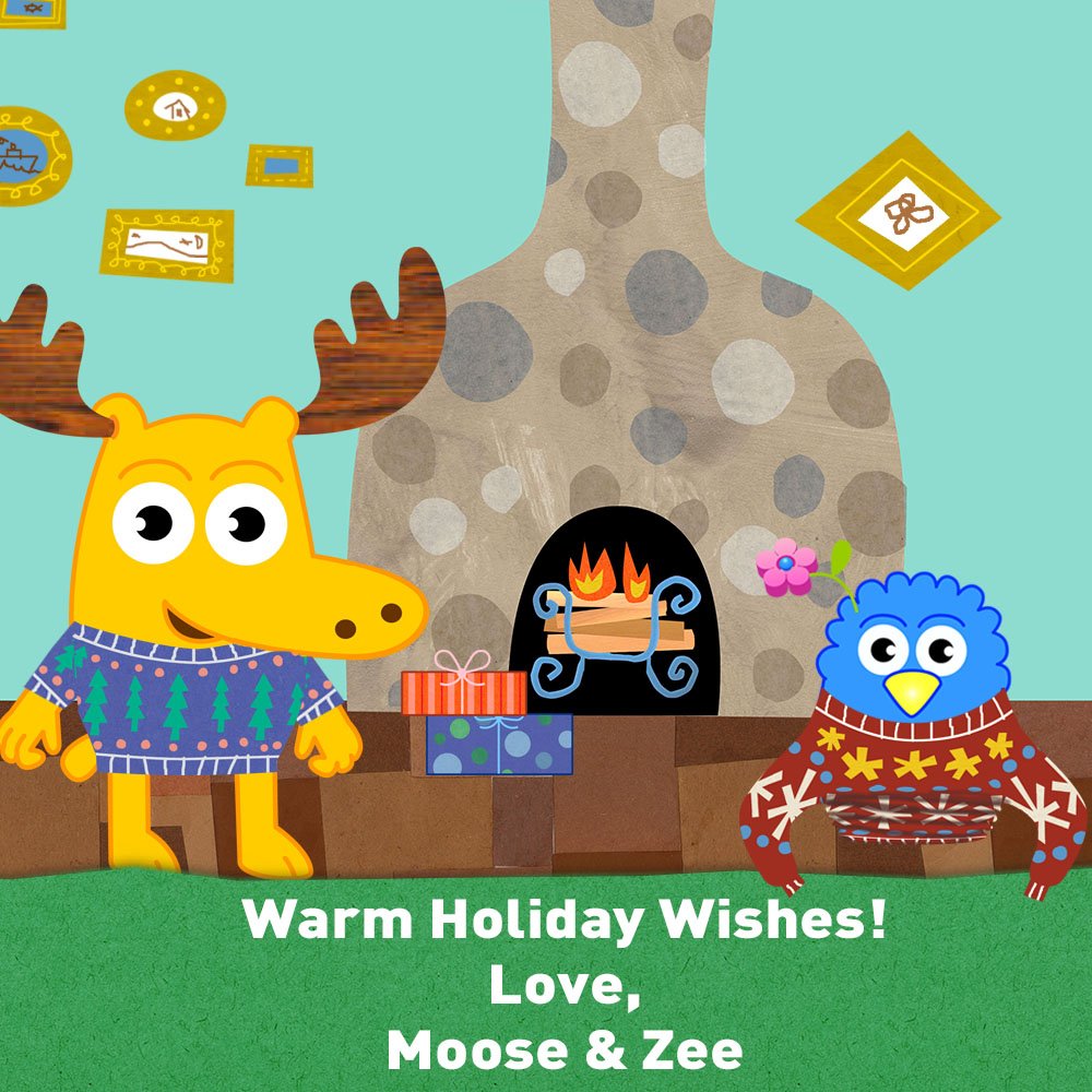 Moose and Zee already sent out their holiday card. 