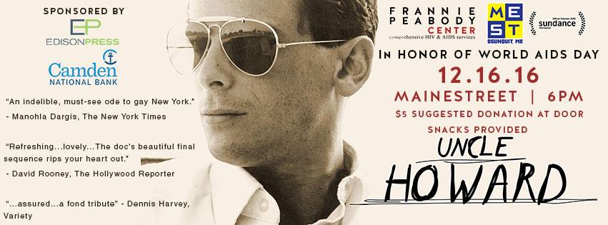 OgunquitMaine (@ogunquitguide) on Twitter photo 6pm Friday Dec 16 <a href="/MESTOGT/">MaineStreet</a> in #Ogunquit #Film #uncleHoward $5 donation Snacks provided in honor of world #AIDS day. benefit @PeabodyCtr 6pm Friday Dec 16 <a href="/MESTOGT/">MaineStreet</a> in #Ogunquit #Film #uncleHoward $5 donation Snacks provided in honor of world #AIDS day. benefit @PeabodyCtr