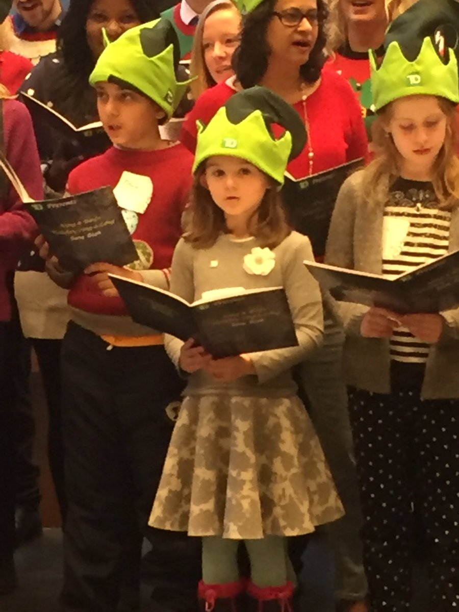 Carol singing and Father Christmas visit in our King and Bay branch. Could it be more festive? Love that my kids were here @AndrewP_TD