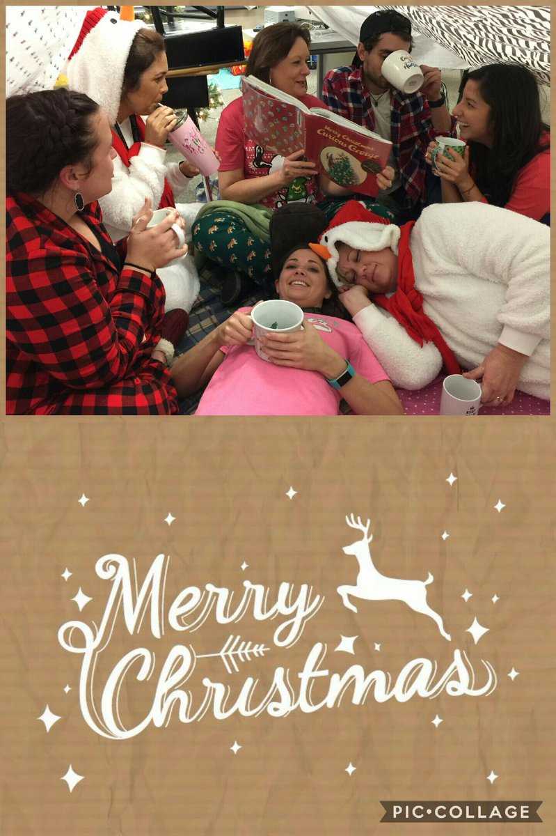 5squarepegs's tweet photo. @rpe_titans twas the night before break, we were all in our Jammies, listening to Shirls and dreamin' of nappin'. #onemorewakeup https://t.co/kzVZnIhPlj