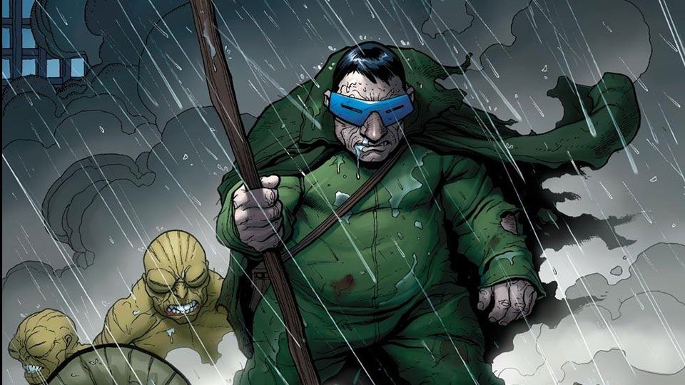 Marvel's tweet image. From beneath the surface of the Marvel Universe, Mole Man emerges for his time in the sun! Read more: bit.ly/2hAXSgt