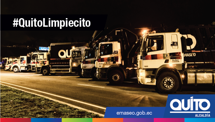 EmAseoQuito's tweet photo. Este viernes 16 de diciembre no habrá servicio de recolección de basura, el servicio se restablecerá el sábado 17 de diciembre. https://t.co/D28F5qpXru