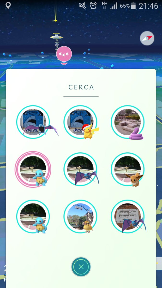 RobbieReptar's tweet photo. Esta mañana y esta noche han salido Squirtle al lado del Corte de Zorrilla.. @PokemonGoValla algún nido de Oddish, Bellsprout o Bulbasaur? https://t.co/PfDSQixTqz