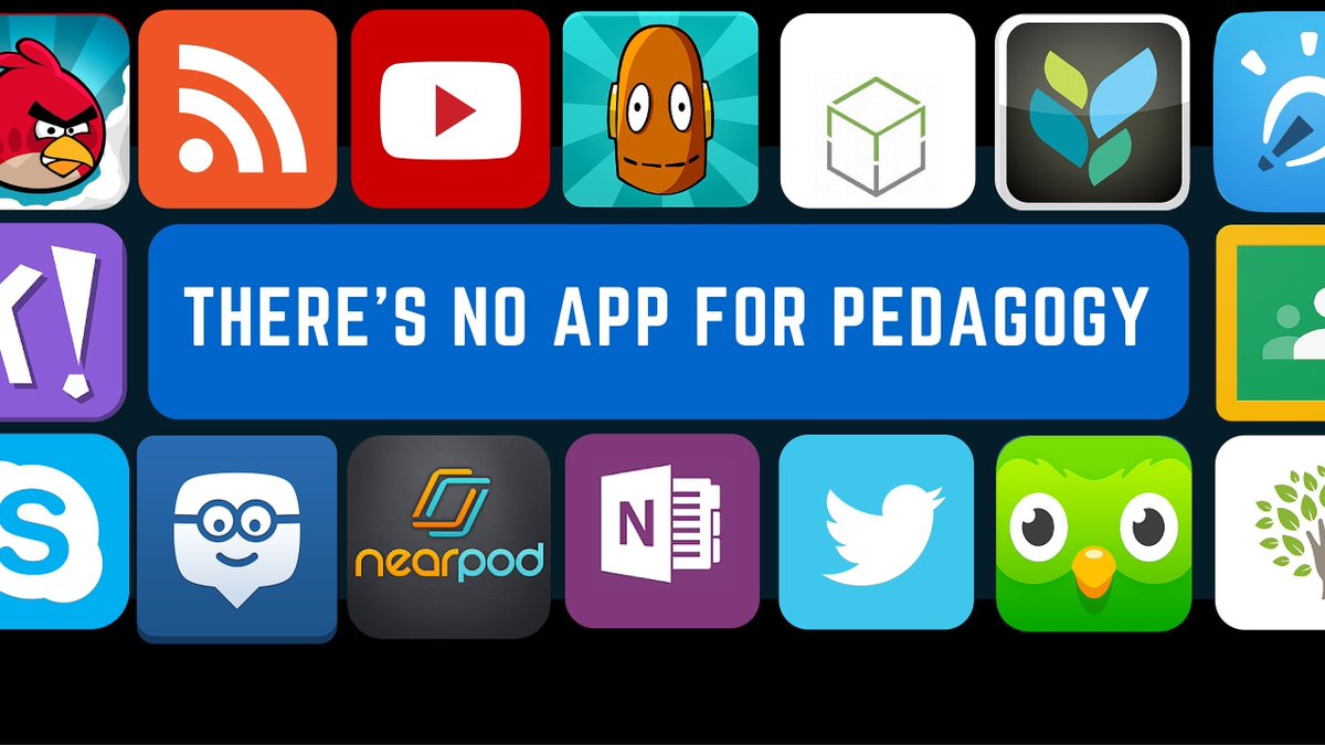 EricPatnoudes's tweet photo. If we don't also change our approach to instruction, #edtech WILL NOT MATTER #edchat #elearning #WeNeedPD #NoAppForPedagogy #SuptChat https://t.co/OdSPbU50nl