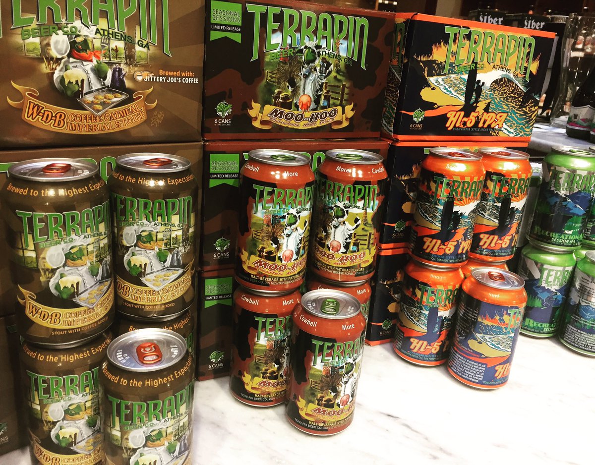 Lauren of <a href="/TerrapinBeerCo/">Terrapin Beer Co.</a> is here sampling from 5-6:30! Cheese, salami, beers, for free! #cheers @uplacenc