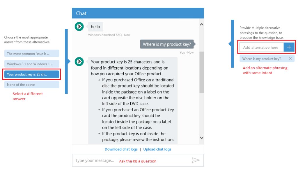 QnA Maker Screenshot