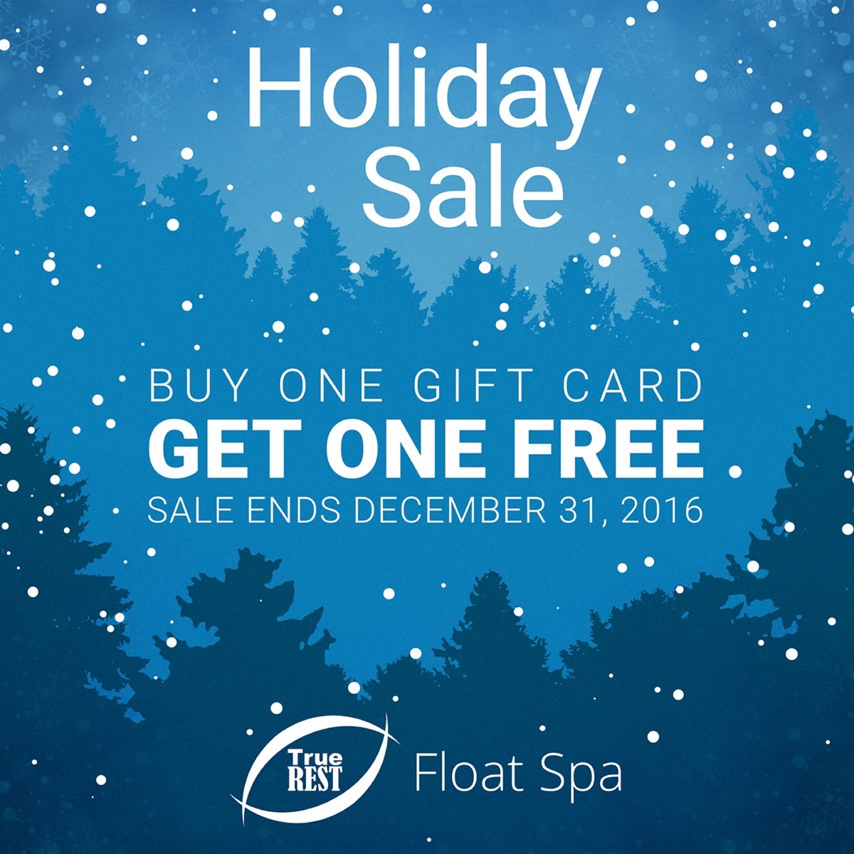 truerestsedona's tweet photo. BOGO Gift cards going fast give the gift of #Relaxation Call us to have emailed to you 928-284-8668 #Float #painrelief #insomnia #meditation https://t.co/G2sdXSmDk6
