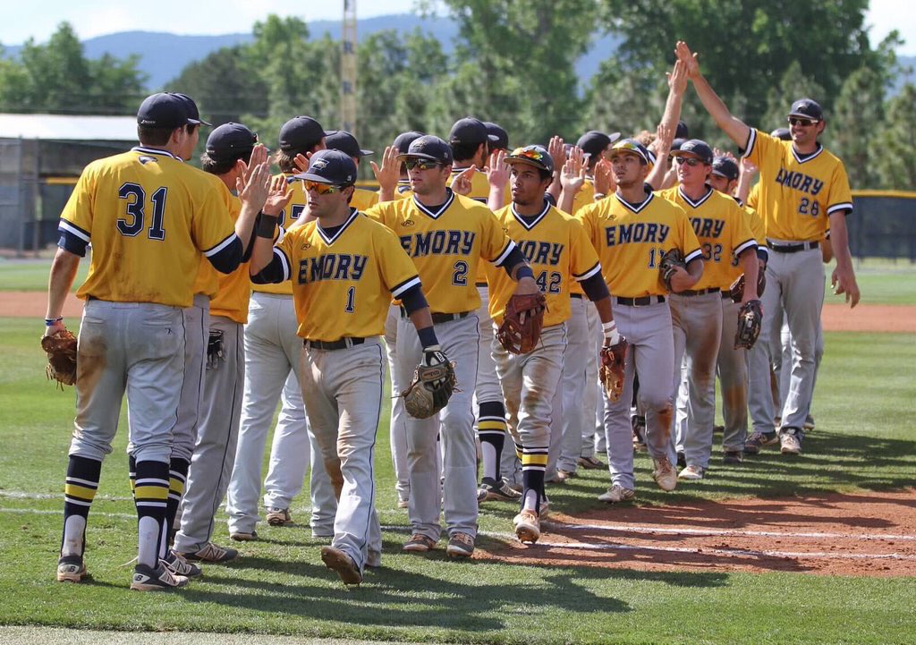 jruby14's tweet photo. Honored to say I will officially be continuing my baseball career and education at Emory University! #goeagles https://t.co/37OEq4FZ37
