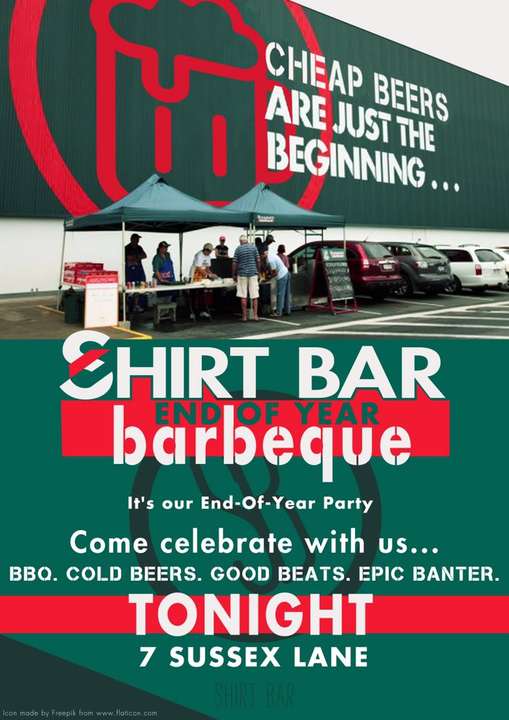 A little rain isn't going to stop our fun! End-Year-Party TONIGHT. Hope to see you here...