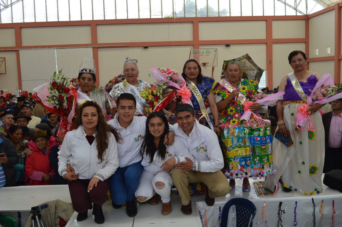 AlcaldiaSam's tweet photo. Primer Reinado Municipal del Adulto Mayor en Samacá. https://t.co/oYaA4rMvLJ