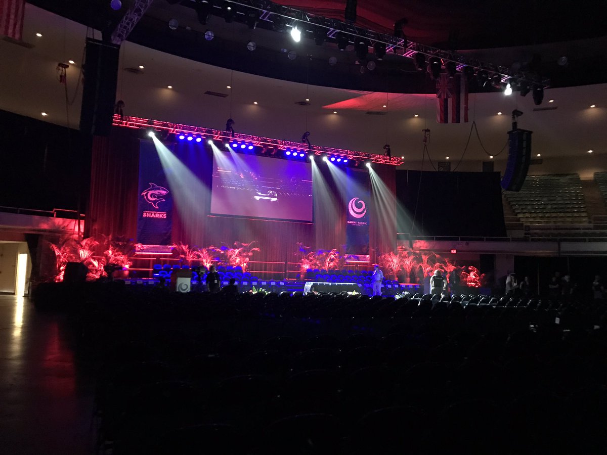 HPU's tweet photo. Commencement set up and practice is underway!! #graduatingsharks #hpugrad2016 https://t.co/fg7arJAozU