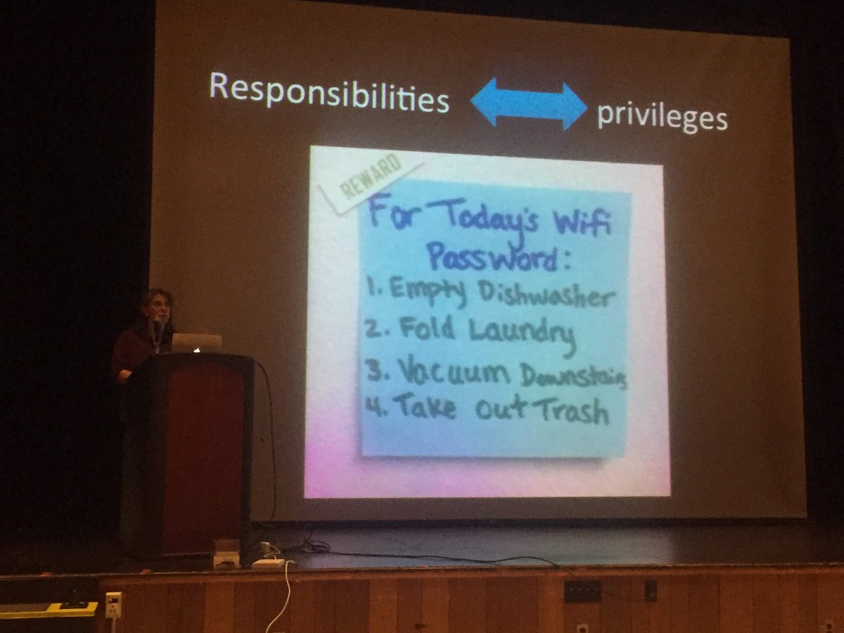 RAMS_Technology's tweet image. Elizabeth Englander / Rewards for chores = Daily home WiFi password!!!