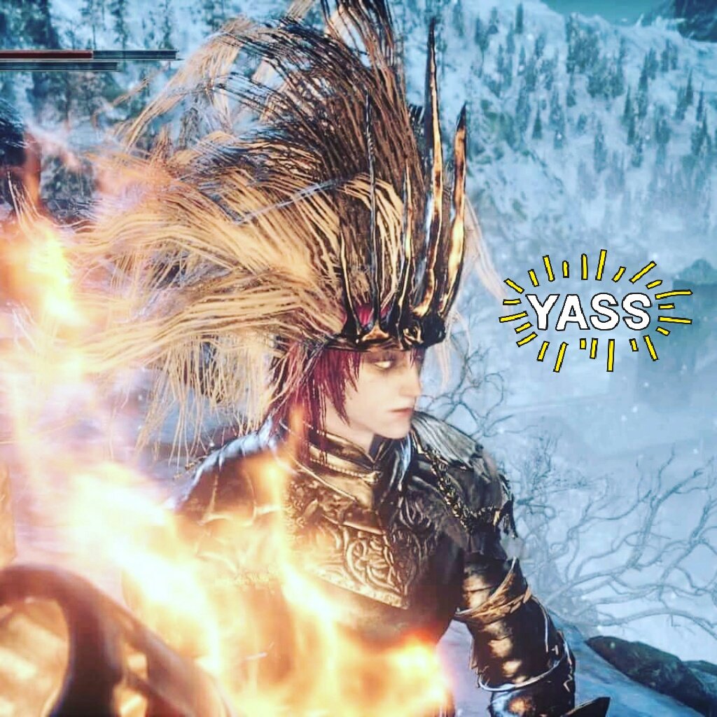 salgo's tweet photo. No, YOU'RE hanging out in #ashesofariendel trying on new hats and posing #DarkSouls3 @ItsHandsomePhil to get annoyed w/ my soul hoarding https://t.co/jmYQpSNlh0