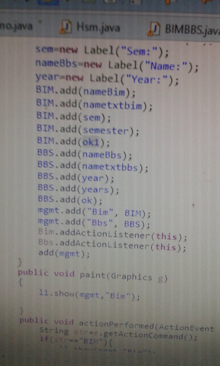 SauravAdhikariS's tweet image. #JAVAAPPLET #FRAME @anish1257 @bishal955 @JavaBot_ @java #Java