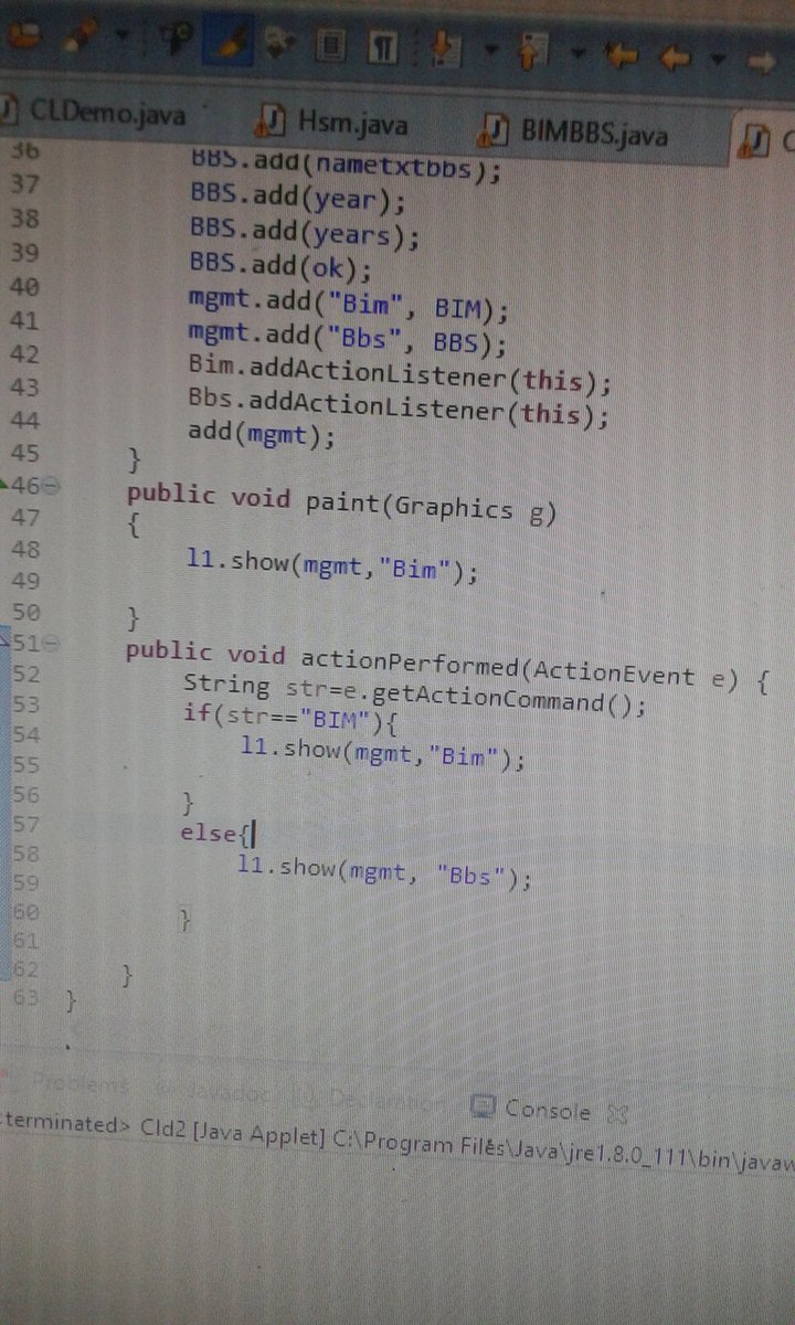 SauravAdhikariS's tweet image. #JAVAAPPLET #FRAME @anish1257 @bishal955 @JavaBot_ @java #Java