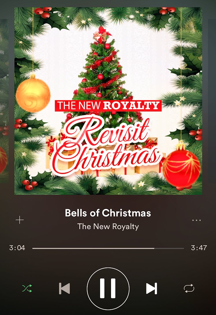 TheNewRoyalty's tweet photo. Trying to find some fun holiday music to get yourself in a festive mood? Check out our Spotify, its loaded with Christmas music 🎄 https://t.co/KJYygQ9wmS