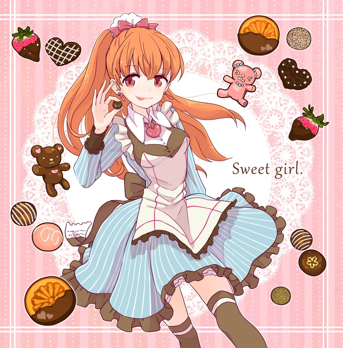 うっけ בטוויטר 冬コミ ちもうっけ 新刊情報 Sweet Girl うっけのキャラクターイラスト集 p B5変形 フルカラー本です スイーツ女子を8人描きました よろしくお願いします