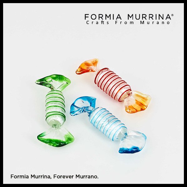 TFormia's tweet image. Cute glass candy  with Murano Crafts
