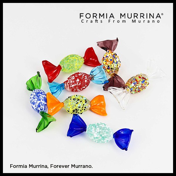 TFormia's tweet image. Cute glass candy  with Murano Crafts