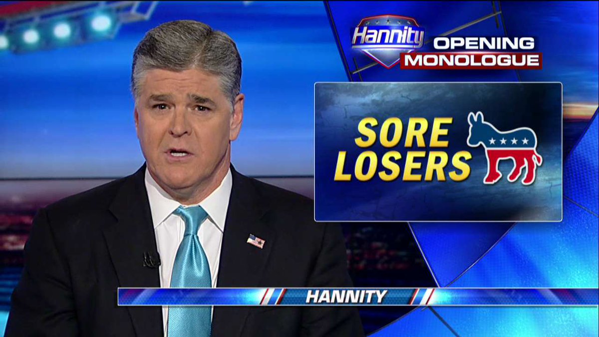 FoxNews's tweet photo. .@seanhannity: “If the left is so tolerant and accepting, as they always claim to be, well, then maybe it’s time to act like it.” #Hannity https://t.co/H2JEVkttVr