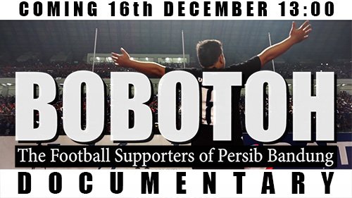 Yay Our #BOBOTOH Documentary is going online today at 1pm on our YouTube channel! <a href="/BobotohID/">BobotohID</a> <a href="/officialvpc/">𝖛𝖎𝖐𝖎𝖓𝖌 𝖕𝖊𝖗𝖘𝖎𝖇 𝖈𝖑𝖚𝖇</a> <a href="/viking_boys/">@viking_boys</a> <a href="/yanabool/">OL</a> <a href="/persib/">PERSIB</a>
