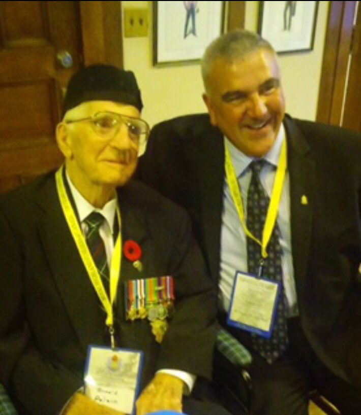 TheRHFC's tweet photo. #TheRHFC wish to express their condolences to the Polzin family. Sgt (ret) Arnold Polzin served with the #HLIofC during #WWII https://t.co/dcxBATxVNa