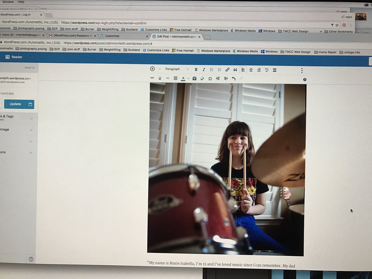 robinmonteith's tweet photo. Final assignment in #RSJ108 Thank you @wordpressdotcom for excellent templates that make learning less painful. #WIP https://t.co/yBY9iQgXrg