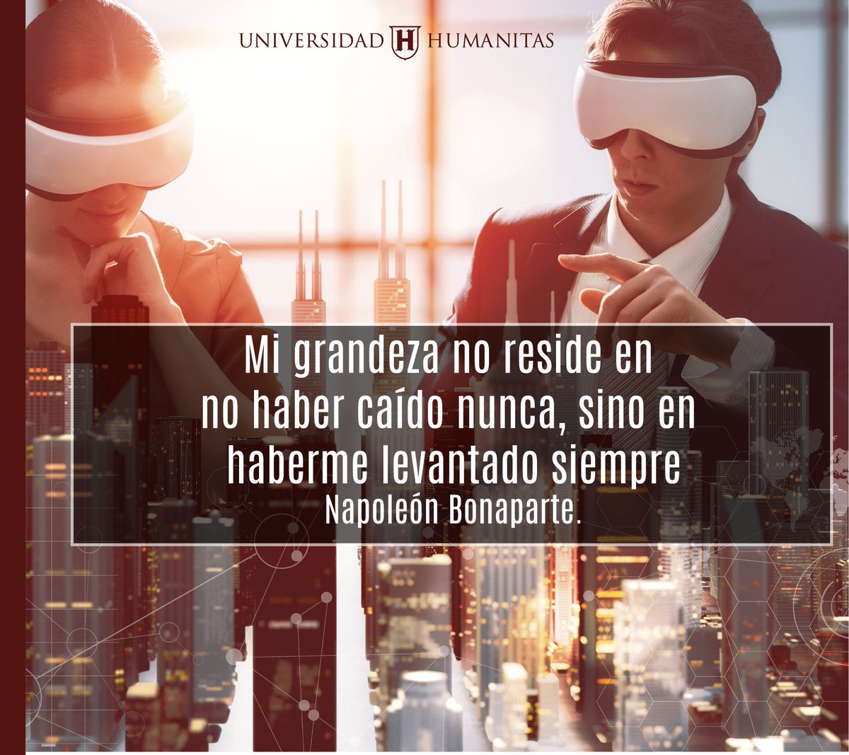 No olvides que siempre que caigas, tu reto será el volver a levantarte...