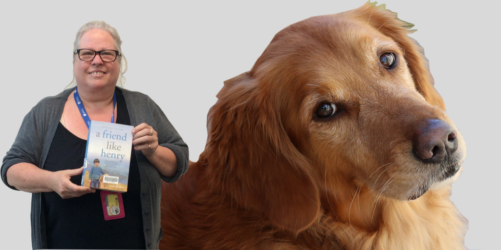 FlindersLib's tweet photo. #TopTitle for dog-crazy Annie is: A Friend like Henry. https://t.co/V1krJZNFXJ Heartwarming tale of autistic lad, Dale and his dog https://t.co/sxpx6awQPc