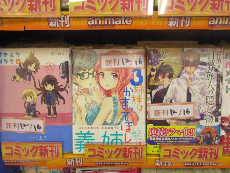 アニメイト長岡 アプリ利用で1p貯まります 書籍入荷情報 姉なるもの 1 姉なるもの 1 アニメイト限定セット アクリルキーホルダー付き マナビヤゴラク 2 陽下3姉妹はかまってほしい 1 探偵 日暮旅人の隠し物 刑事 増子すみれの