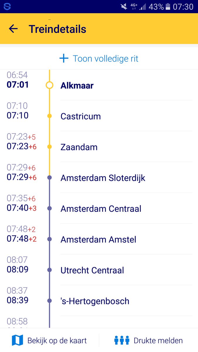 abeek1975's tweet photo. Dat dus!!!!!!!!!Terwijl we op tijd uit Alkmaar zijn vertrokken. Ik snap het niet!!!! #kansloos #prutsers  @NS_online https://t.co/XV26ljxPWR