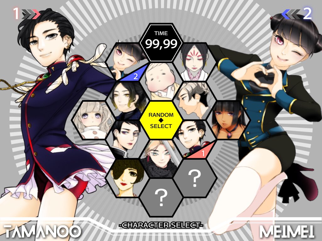 ぺぺ 格闘ゲーム風キャラ選択画面 格ゲー捏造企画 テンプレお借りしてうちの子格闘ゲーム風です T Co Ymkq6nxaog Twitter