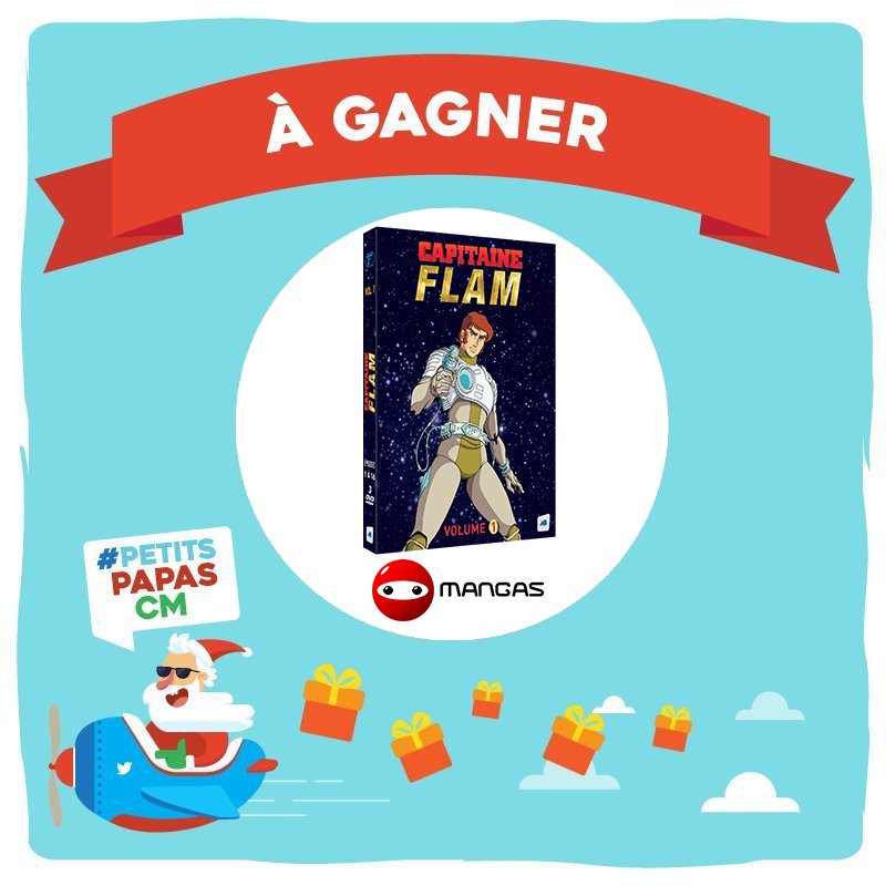 LaChaineMangas's tweet photo. Hop, on ajoute le DVD #CapitainFlam dans la hotte !
RT pour tenter de le gagner 💐
(1 Tweet #PetitsPapasCM = 1 chance de remporter la hotte) https://t.co/ui63ZkkwGN