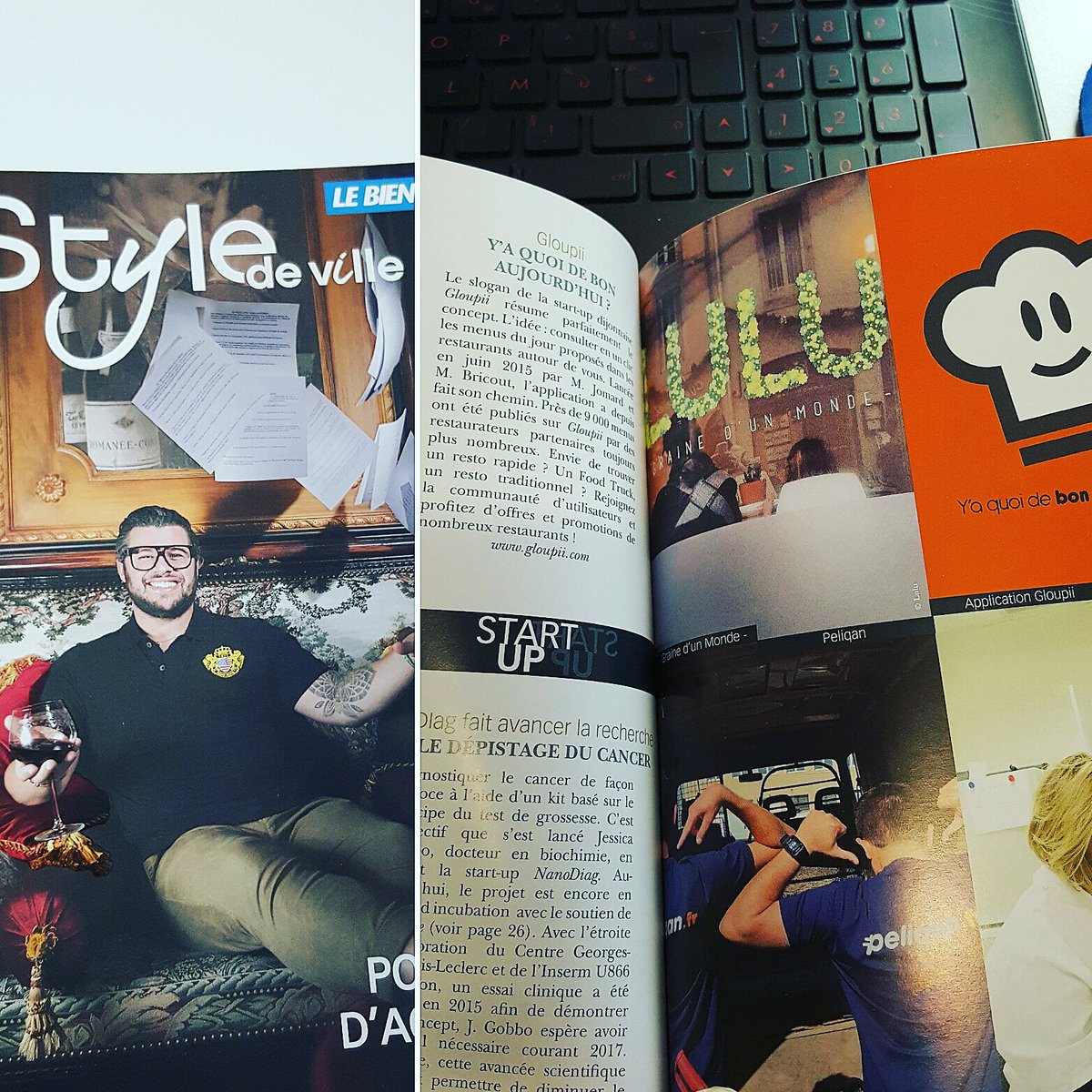 Gloupii est dans le supplément du <a href="/Lebienpublic/">Le Bien Public</a> Style de ville ! #Dijon #Bourgogne #Startup #FoodTech