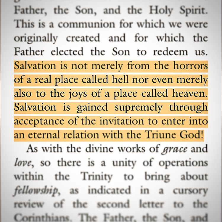 wmgrace's tweet photo. Here @malcolmyarnell reminds us that salvation is far more than a destination. #GodTheTrinity https://t.co/TJMpfKa8NL