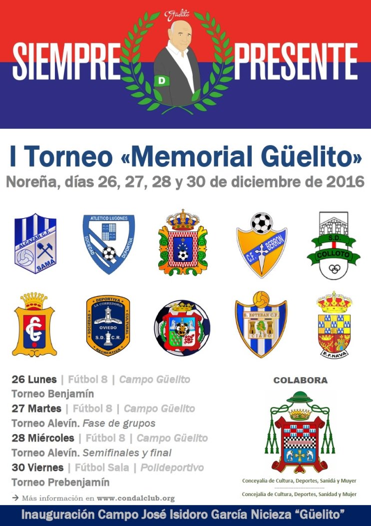 I Torneo "Mamorial Güelito" de Alevines, Benjamines y Prebenjamines. condalclub.org/index.php/noti…