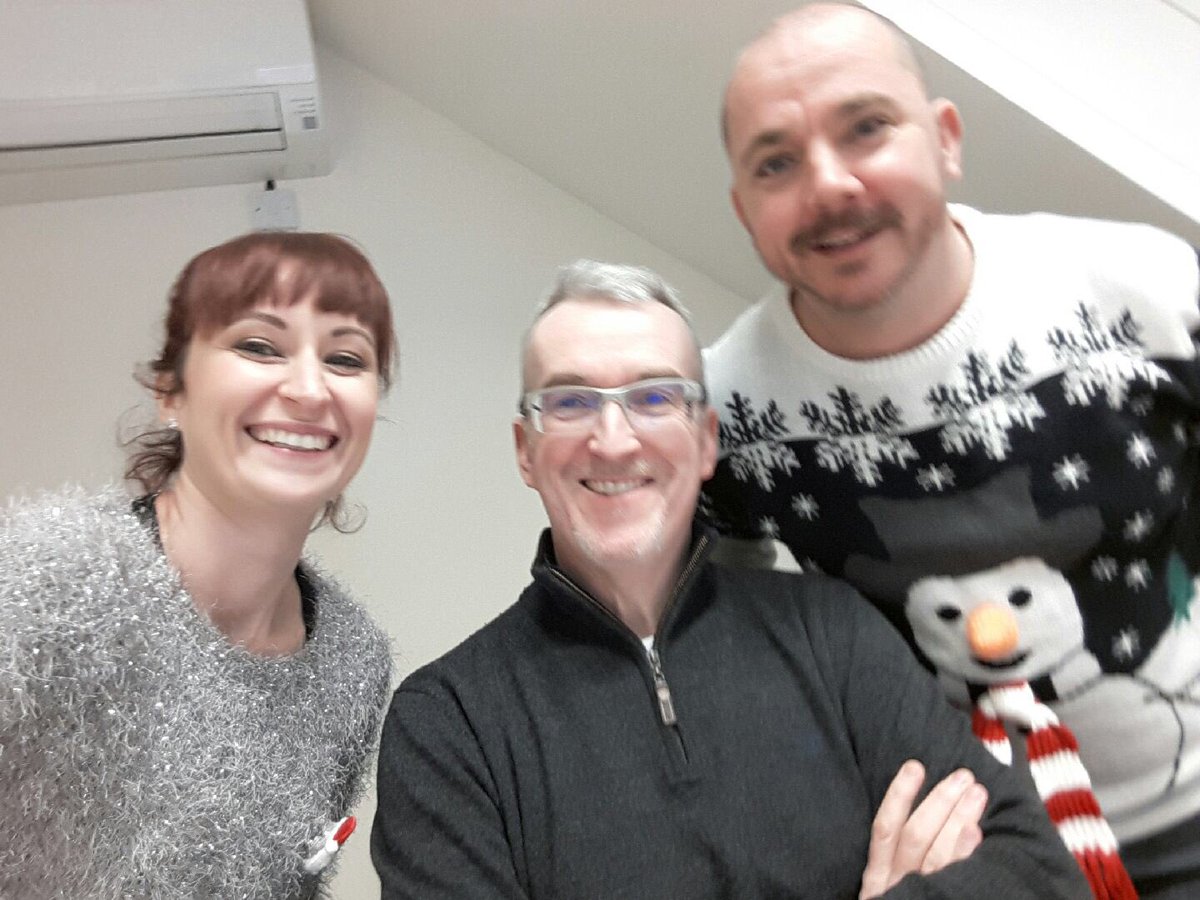JSWInsMelton's tweet photo. National Christmas jumper day @JSWChrisAdams @markmjswins #jsw #xmas #jumper https://t.co/qw0hyBChwK