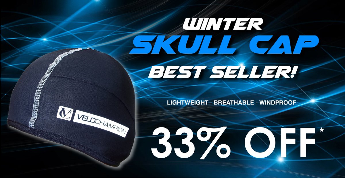 VeloChampion's tweet photo. Get your skull cap for just £7.99 this weekend! https://t.co/ka3ApbJ2vz https://t.co/hUhQlsnnOe