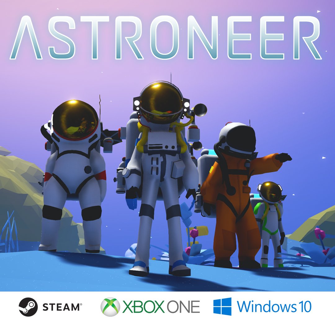 astroneergame's tweet image. Whether you and your friends are waking up or saying goodnight, Astroneer is available now, all around our world store.steampowered.com/app/361420
