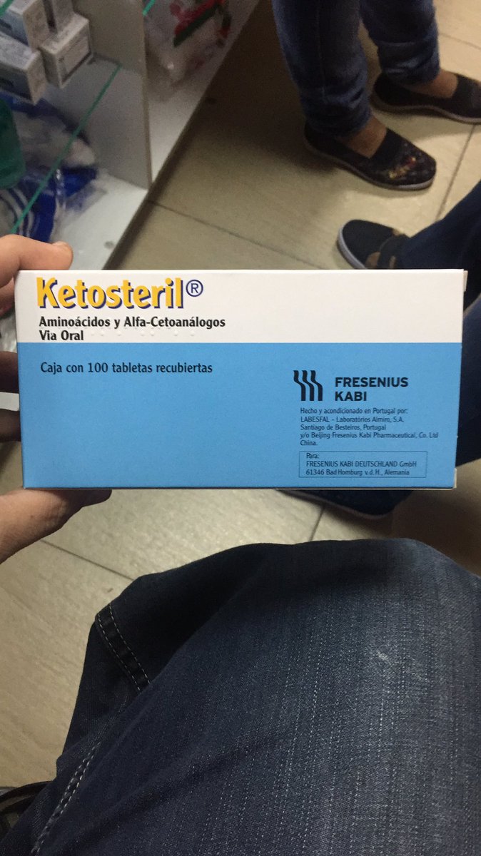 Buenos días disponible ketosteril en tabletas todas las unidades que necesiten