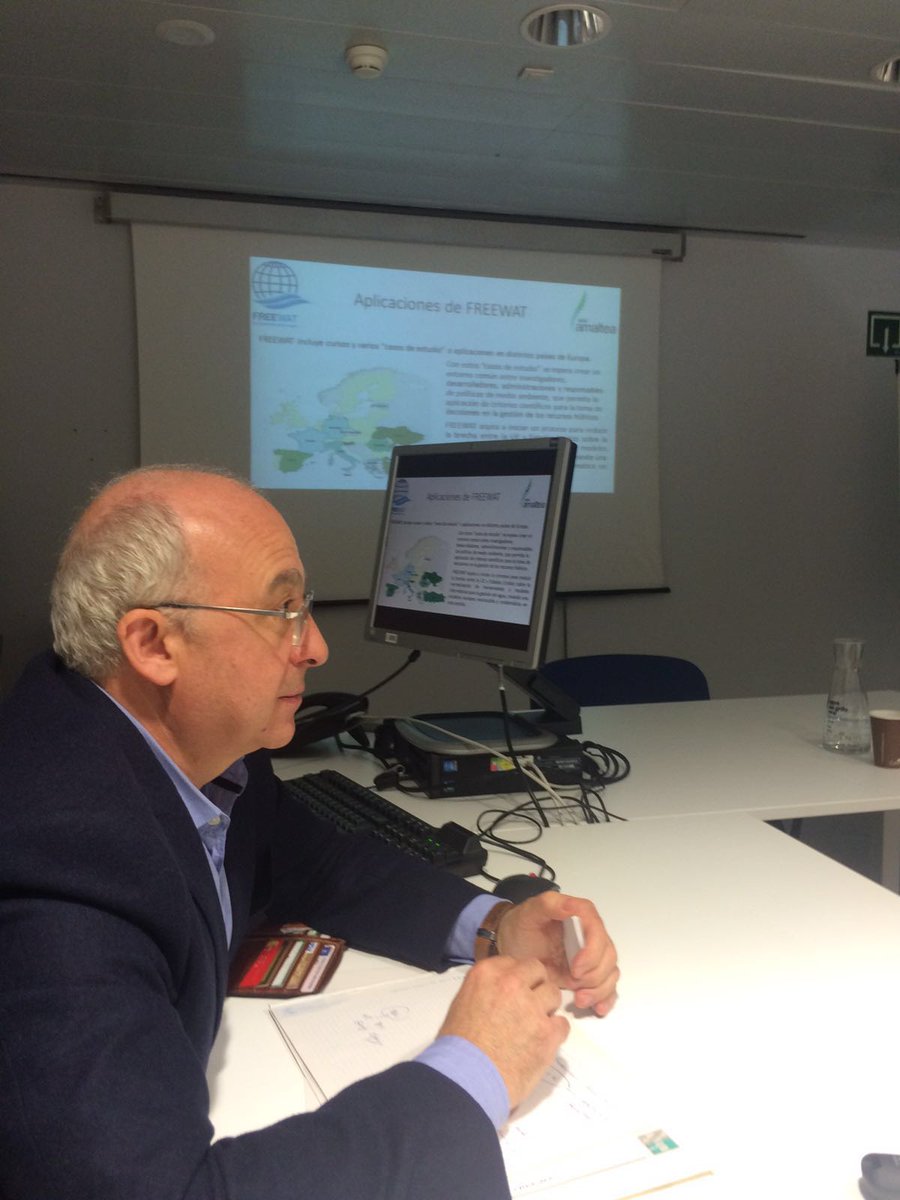 Ayer presentamos resultados de <a href="/H2020Freewat/">H2020FREEWAT</a> en el departamento de medio ambiente de <a href="/Navarra/">Navarra.es</a>