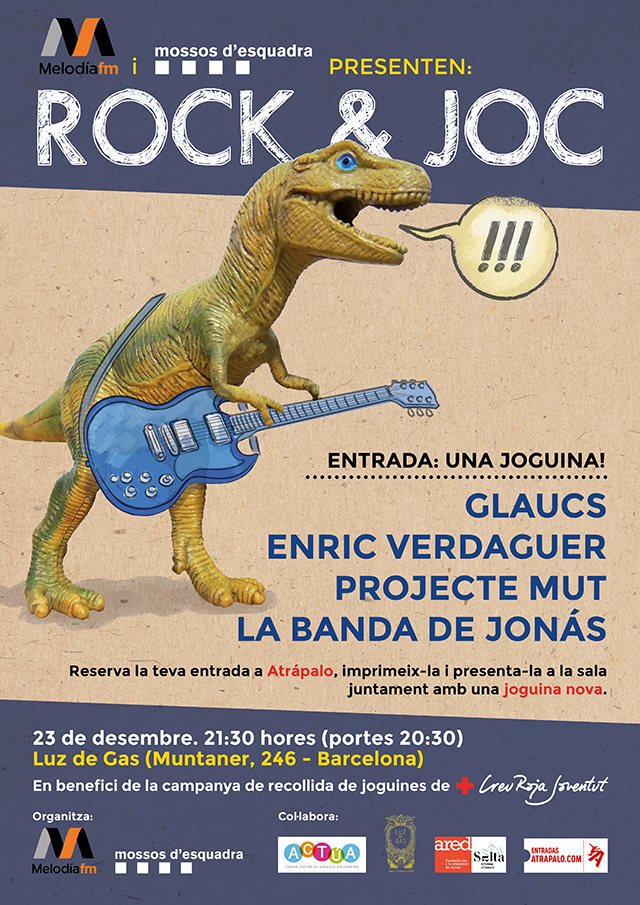 Joguines i música ompliran aquesta nit <a href="/LuzdeGasClub/">Luz de Gas</a> 🎁🎤
<a href="/Glaucs_oficial/">Glaucs</a>, @enricverdaguer
<a href="/ProjecteMut/">Projecte Mut</a> i <a href="/LaBandaDeJonas/">La Banda de Jonas</a>
